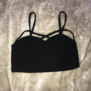 Brandy Melville Criss Cross Bralette - Size OS